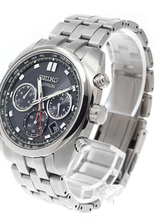 SEIKO Astron Origin SBXY027/8B92-0BB0 Solar Powered Radio Men\'s Watch_973072 main image 8